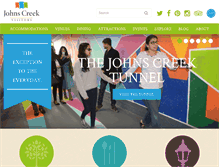 Tablet Screenshot of johnscreekcvb.com